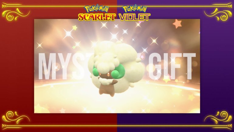 Receive a Whimsicott Mystery Gift in Pokémon Scarlet & Violet for a limited time