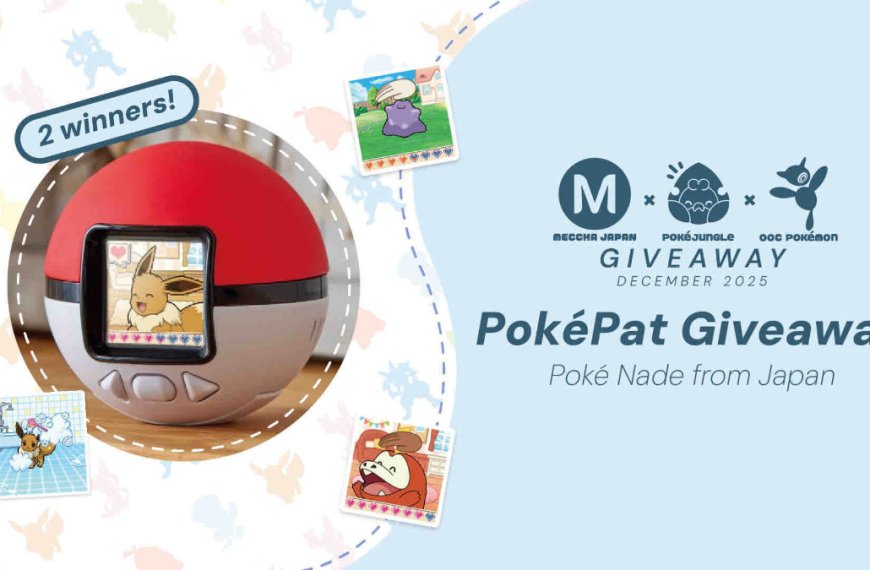 December Giveaway: Win a PokéPat Pokémon virtual pet!