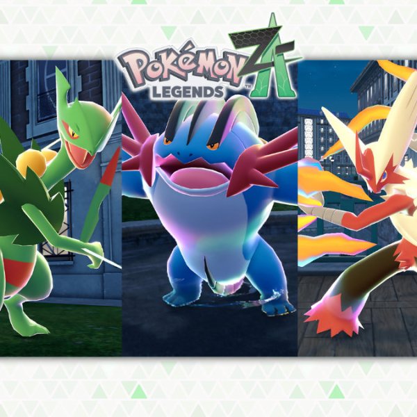 Get Mega Stones for Sceptile, Blaziken & Swampert soon in Legends: Z-A