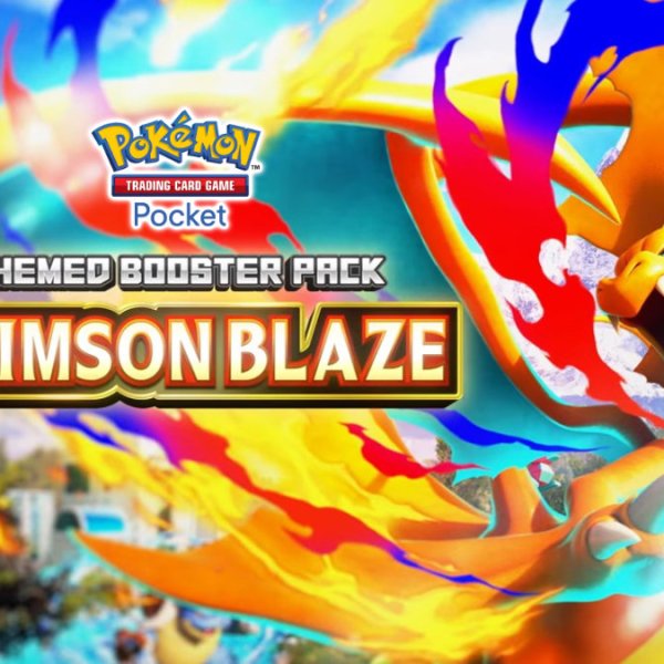 Crimson Blaze themed booster pack for Pokémon TCG Pocket announced