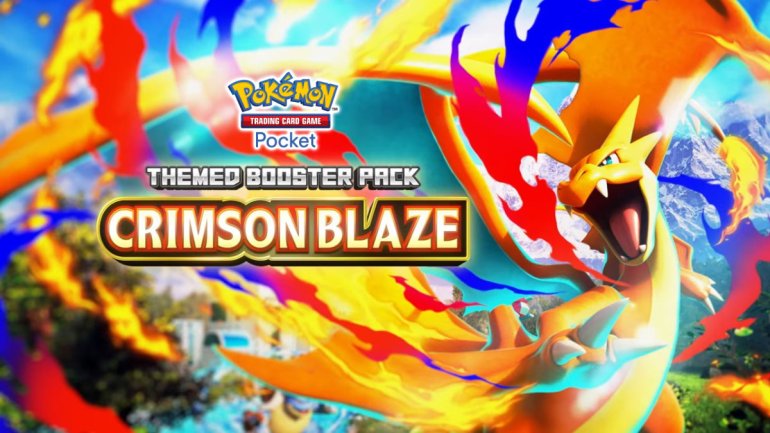 Crimson Blaze themed booster pack for Pokémon TCG Pocket announced