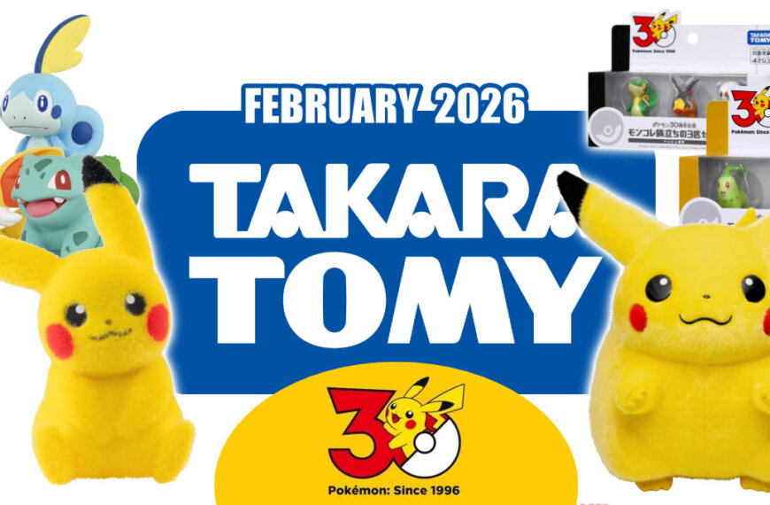 Takara Tomy unveils first 30th anniversary Pokémon merchandise