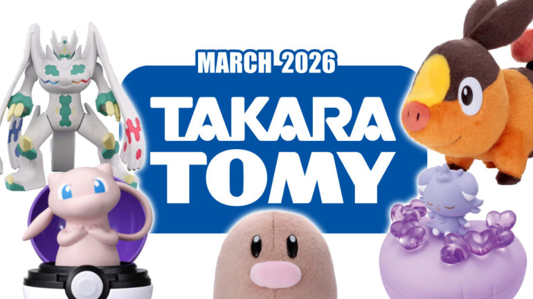 Takara Tomy Pokémon goods coming in March 2026