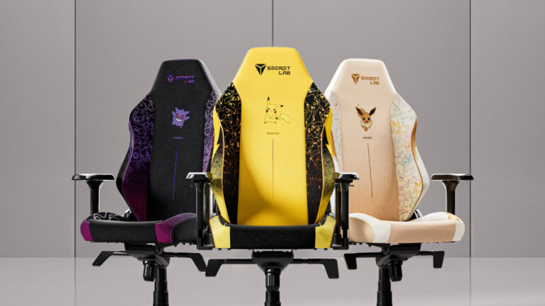 Secretlab unveils new Pokémon gaming chairs