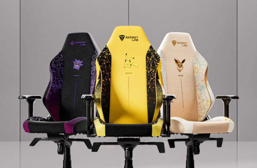 Secretlab unveils new Pokémon gaming chairs