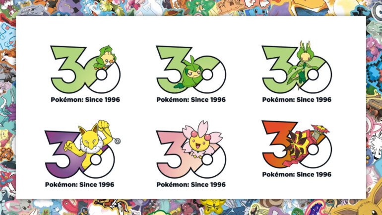 30th anniversary logos for every Pokémon revealed