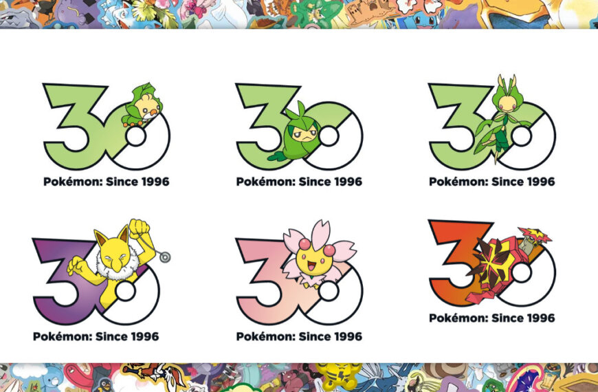 30th anniversary logos for every Pokémon revealed