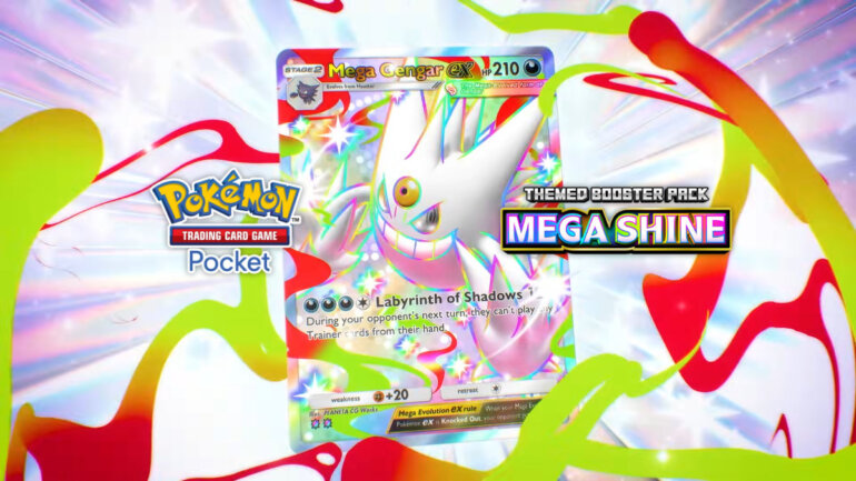 Pokémon TCG Pocket announces Mega Shine Themed Booster Pack