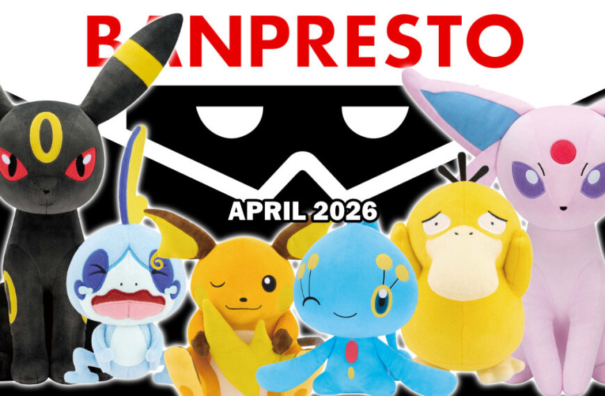 April 2026 Pokémon releases from Banpresto