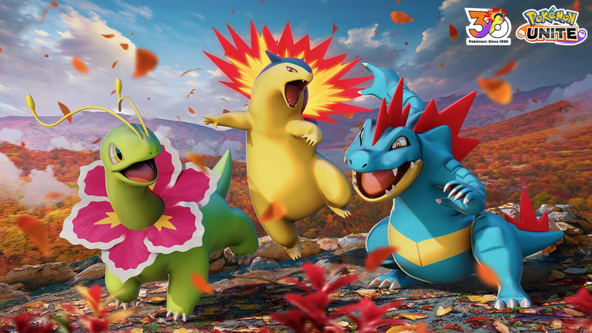 Articuno Debuts In Pok mon UNITE Meganium Typhlosion And Feraligatr 