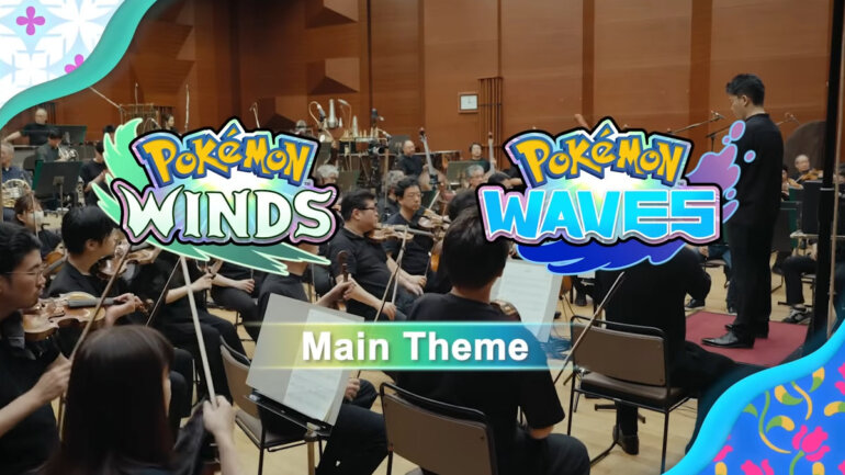 Pokémon shares a behind-the-scenes look at the main theme recording for Winds & Waves