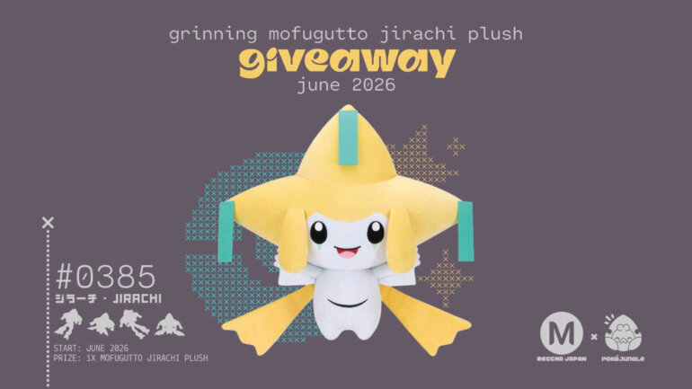June Giveaway: Win a Jirachi plushie from Japan