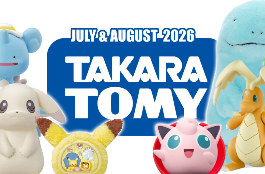 Takara Tomy Pokémon releases for July 2026 and Pokopia goods for August