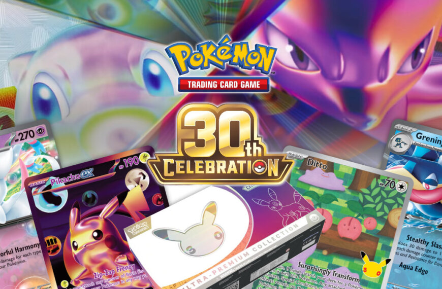 Products revealed for the Pokémon TCG 30th Celebration expansion