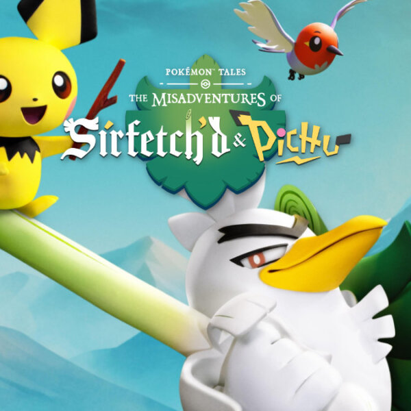 New artwork for Pokémon Tales: The Misadventures of Sirfetch’d & Pichu