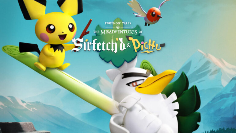 New artwork for Pokémon Tales: The Misadventures of Sirfetch’d & Pichu