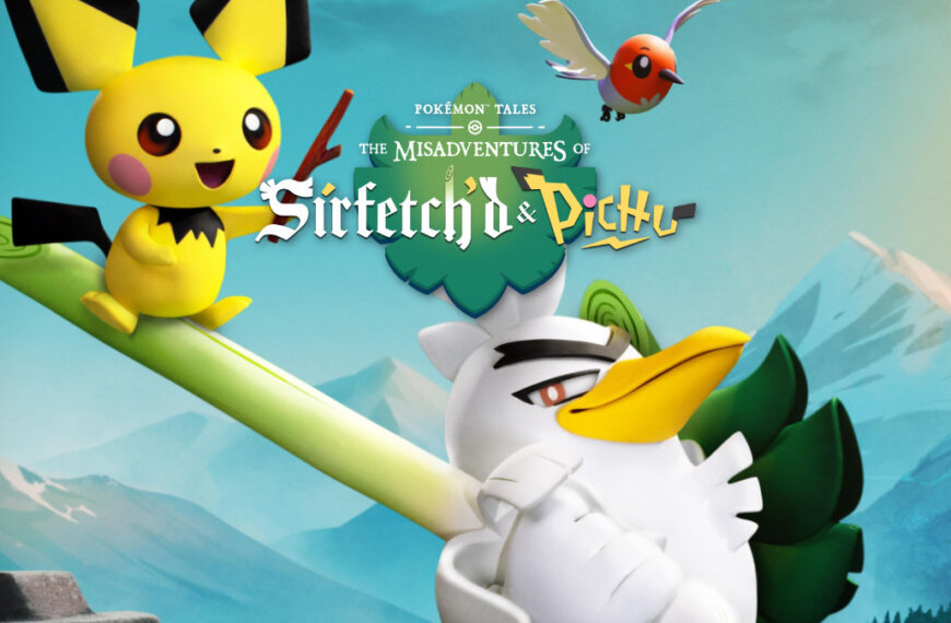 New artwork for Pokémon Tales: The Misadventures of Sirfetch’d & Pichu