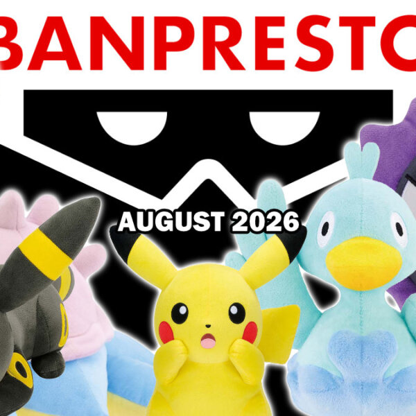 August 2026 Pokémon releases from Banpresto