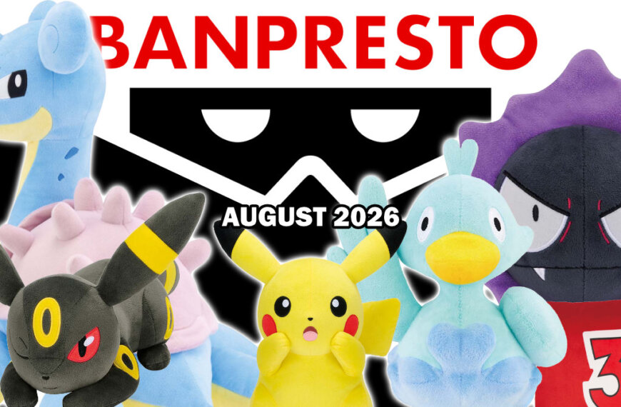 August 2026 Pokémon releases from Banpresto