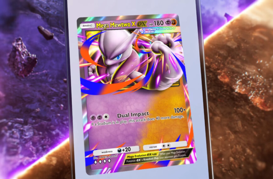 Still from the ' Dual-Type Cards Are Coming!' trailer for Pokémon TCG Pocket