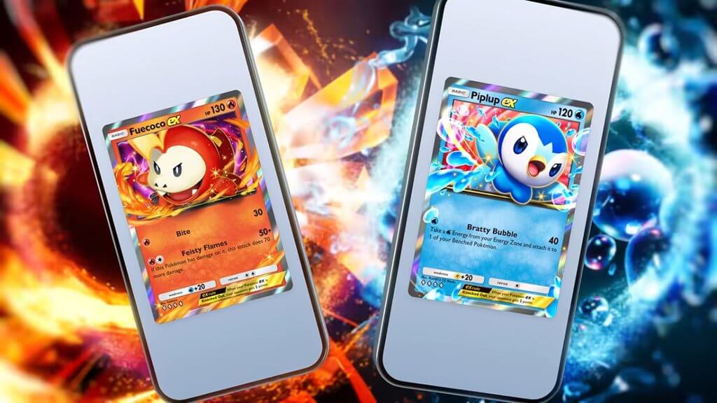 Upcoming Fuecoco ex and Piplup ex cards for Pokémon TCG Pocket