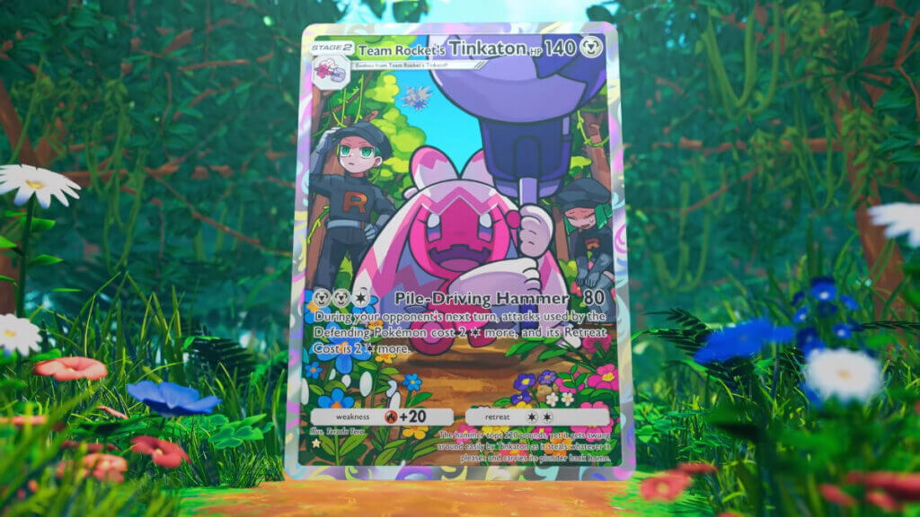 Pokémon TCG Pocket: Team Rocket’s Ambition trailer still