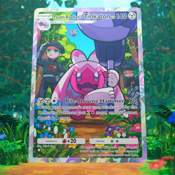 Pokémon TCG Pocket: Team Rocket’s Ambition trailer still