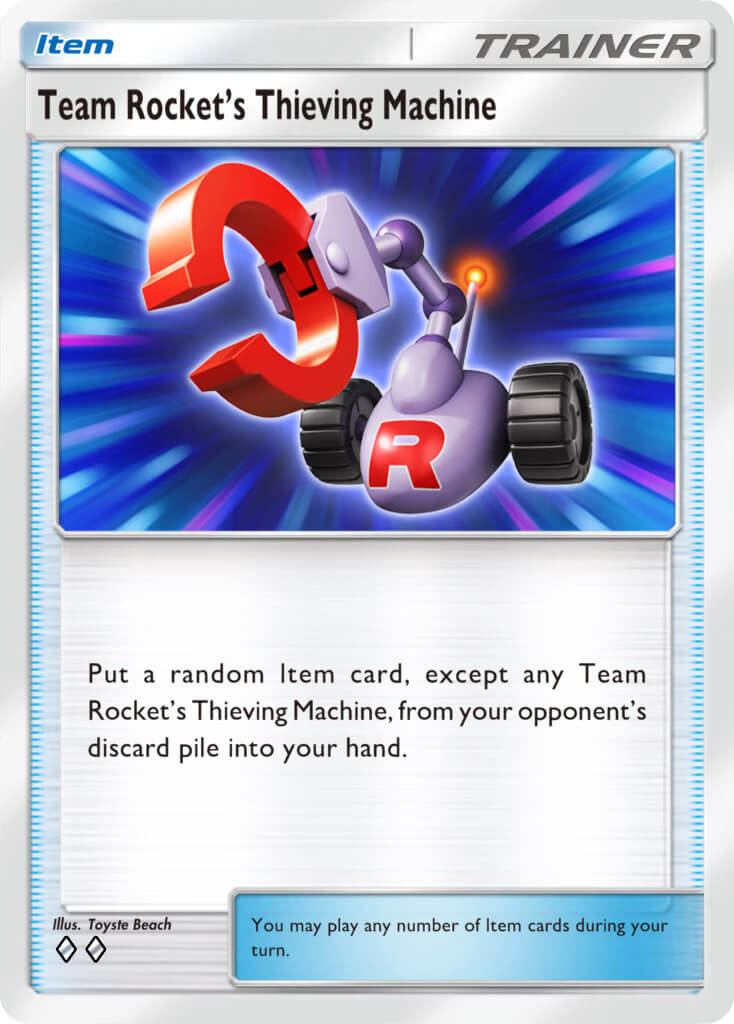 Team Rocket's Thieving Machine from the Team Rocket's Ambition TBP for Pokémon TCG Pocket