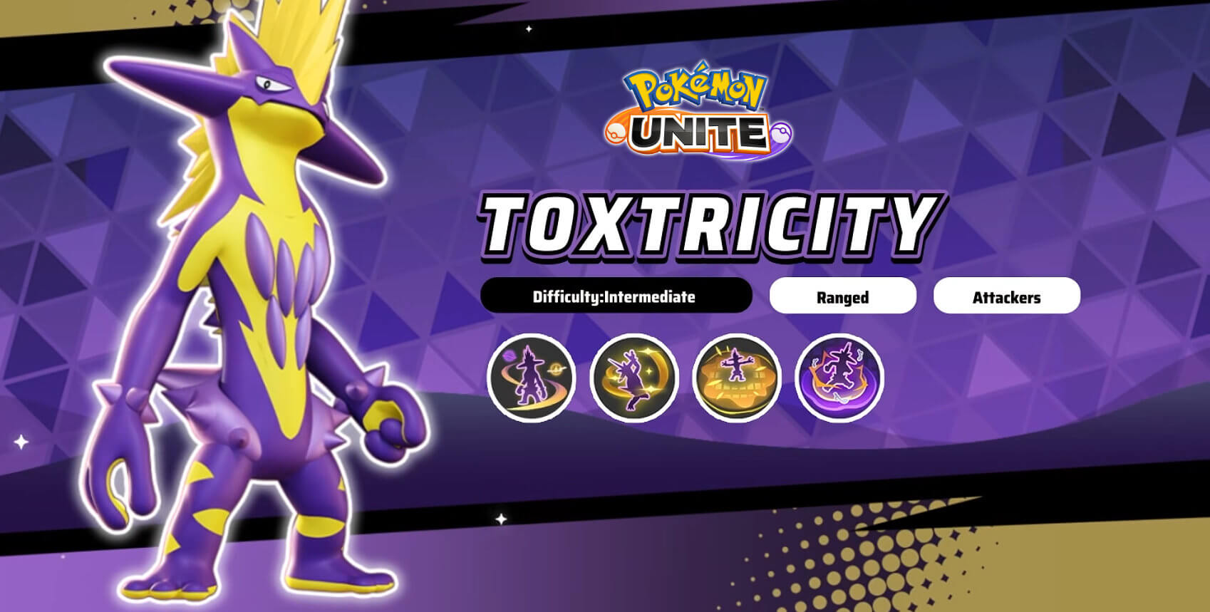 Toxtricity now playable in Pokémon UNITE