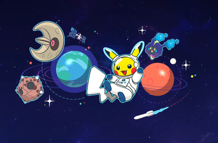 Pokémon's 2026 World Space Week celebrations with the European Space Agency