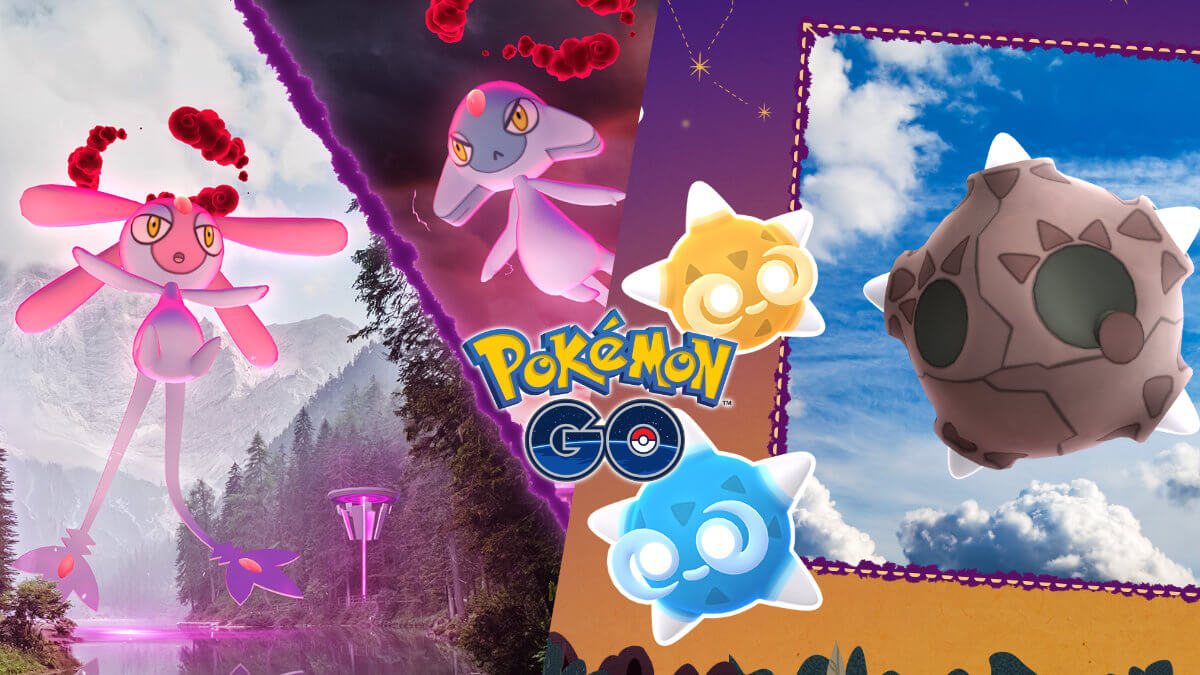 Minior Showers and Dynamax Uxie, Mesprit, and Azelf Max Battle Day in Pokémon GO