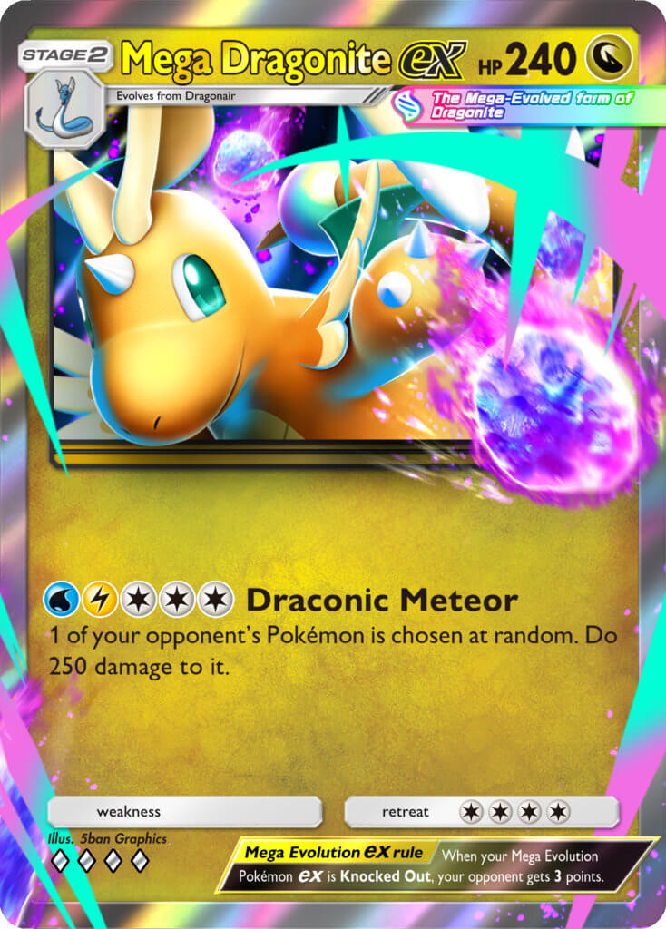 Pokémon TCG Pocket Dual Fusion Mega Dragonite ex card