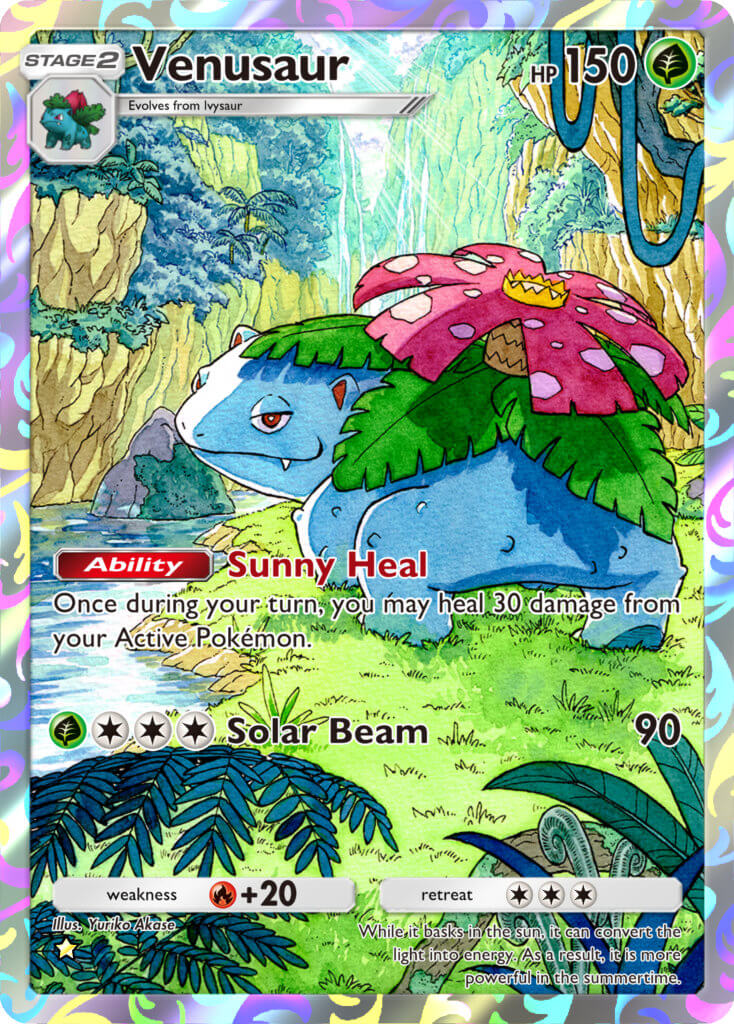 Pokémon TCG Pocket Dual Fusion Illustration Rare Venusaur card