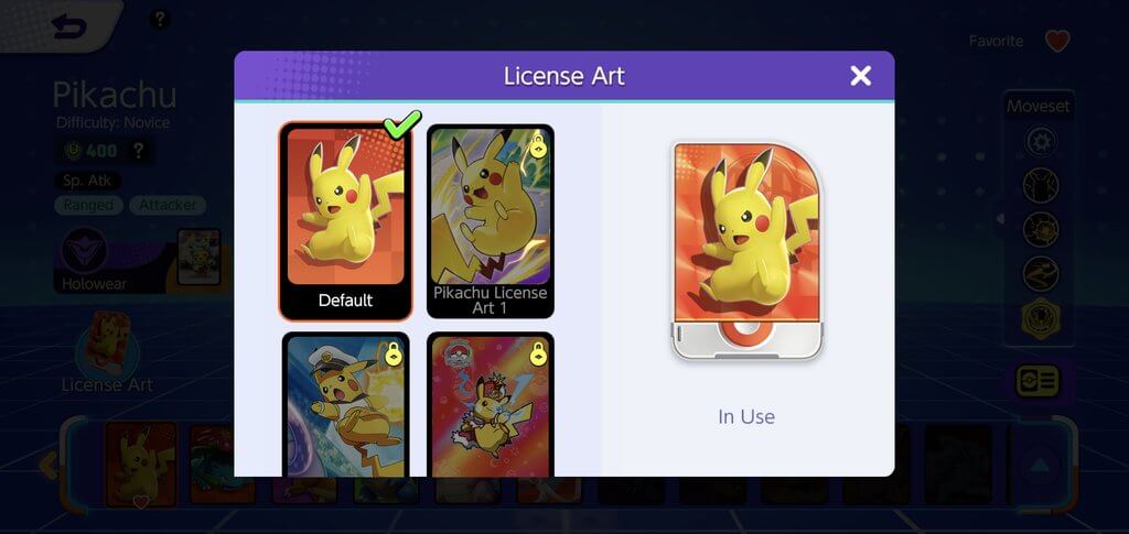 Pokémon UNITE Library Pokémon Unite License art gallery